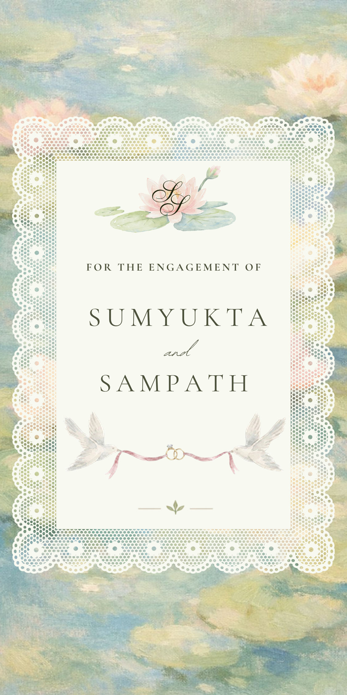 Engagement invitation, page 2
